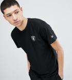 New Era Dryera Series New Raiders T-shirt In Black Exclusive To Asos - Black