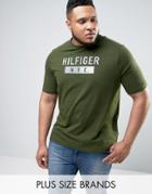 Tommy Hilfiger Plus Brad T-shirt Nyc Logo In Green - Green