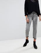 One Teaspoon Awesome Baggies Straight Leg Jean With Distressed Pocket - Gray