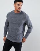 Asos Design Sweatshirt In Charcoal - Gray