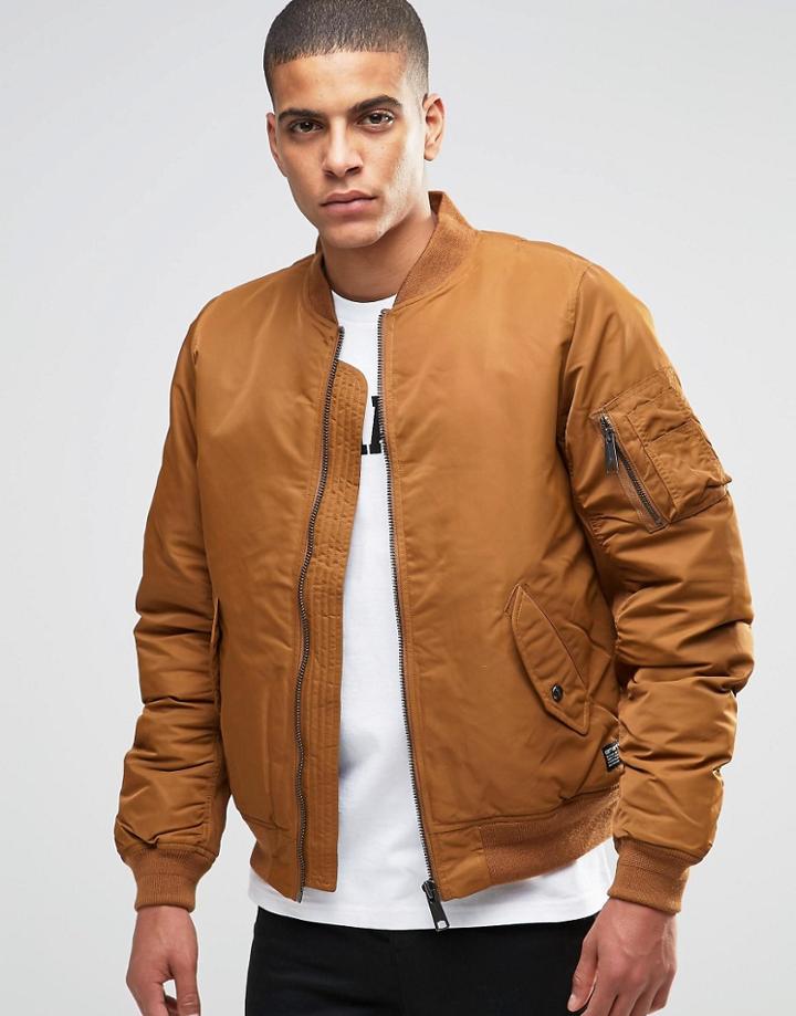 Carhartt Wip Ashton Bomber Jacket - Brown