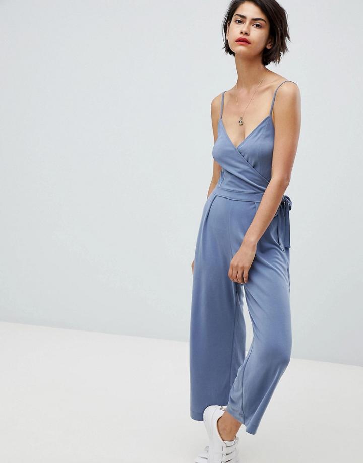 Abercrombie & Fitch Knitted Jumpsuit - Blue