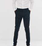 Asos Design Tall Super Skinny Fit Suit Pants In Black