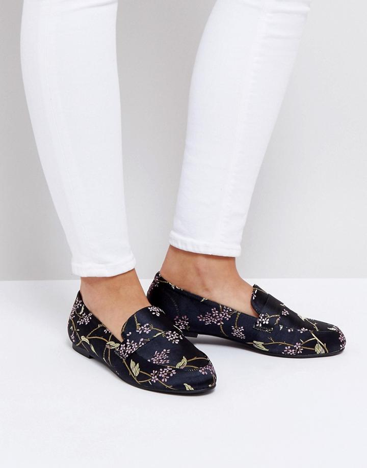 New Look Brocade Loafer - Black