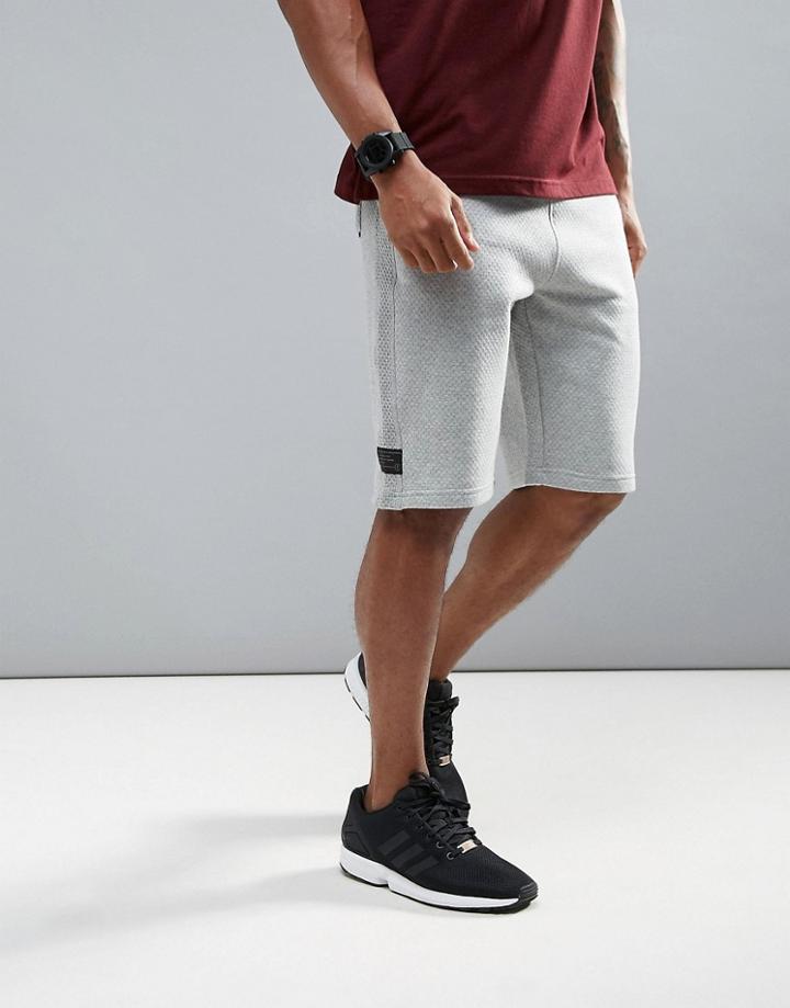 Dissident Fleece Gym Shorts - Gray
