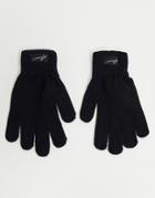 Amour Branded Gloves-black