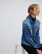 Pieces Denim Jacket - Blue