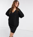 Junarose Dress In Metallic Black