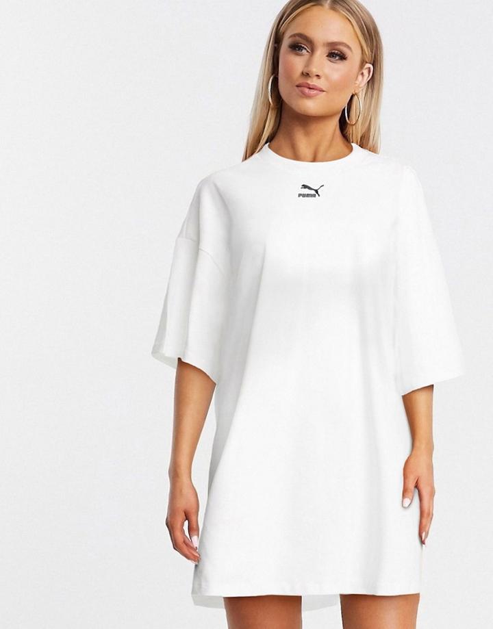 Puma T-shirt Dress In White