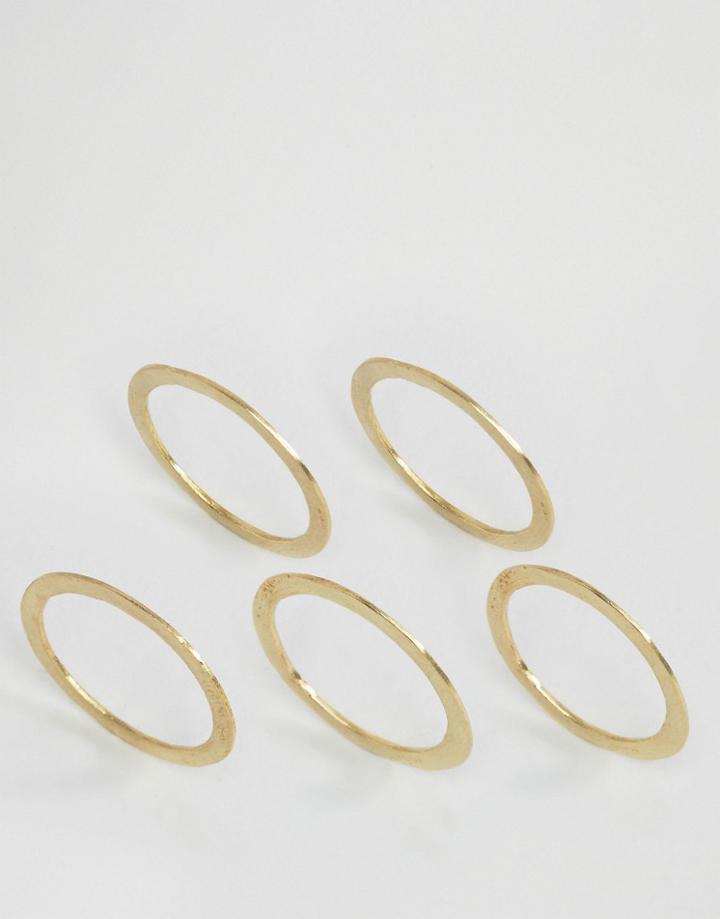 Made Minimal Stacking Rings - Gold