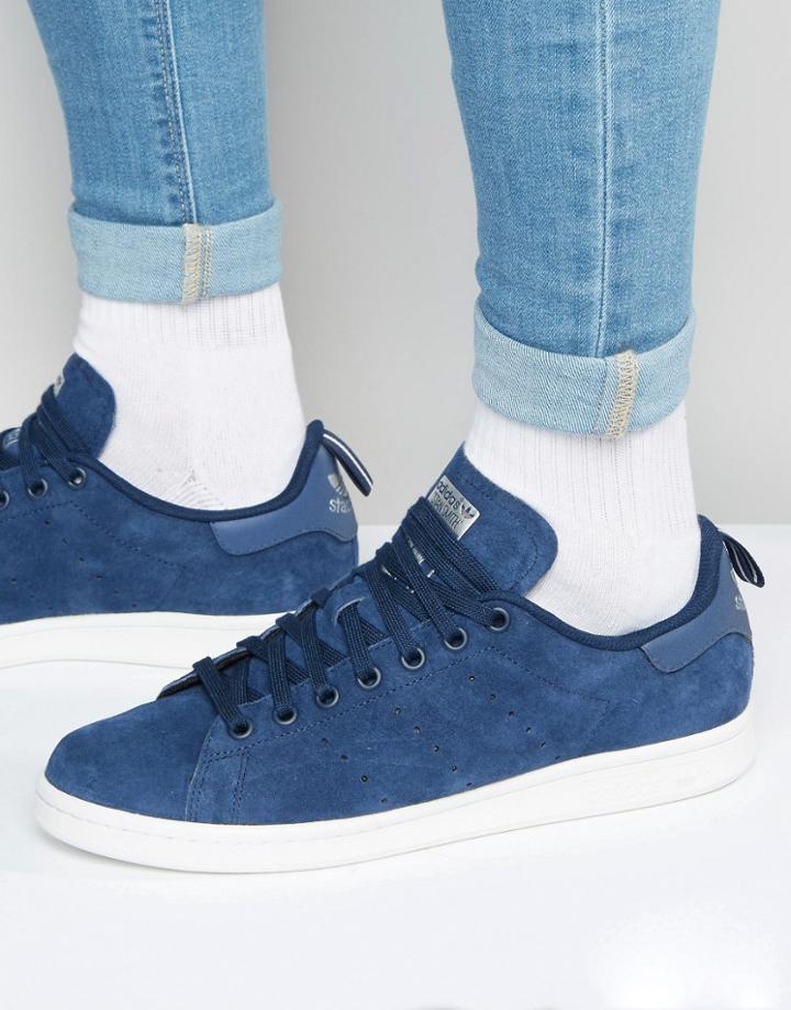Adidas Originals Stan Smith Sneakers In Blue S80027 - Blue