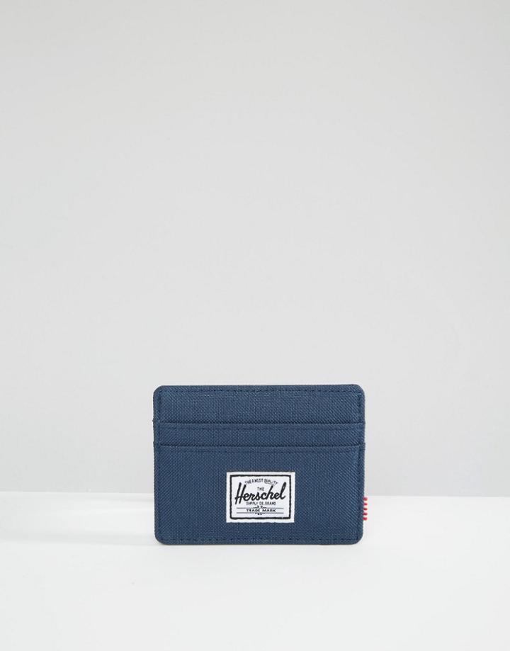 Herschel Supply Co Charlie Card Holder In Navy - Navy