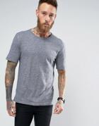 Minimum T-shirt In Slub Cotton In Navy - Navy