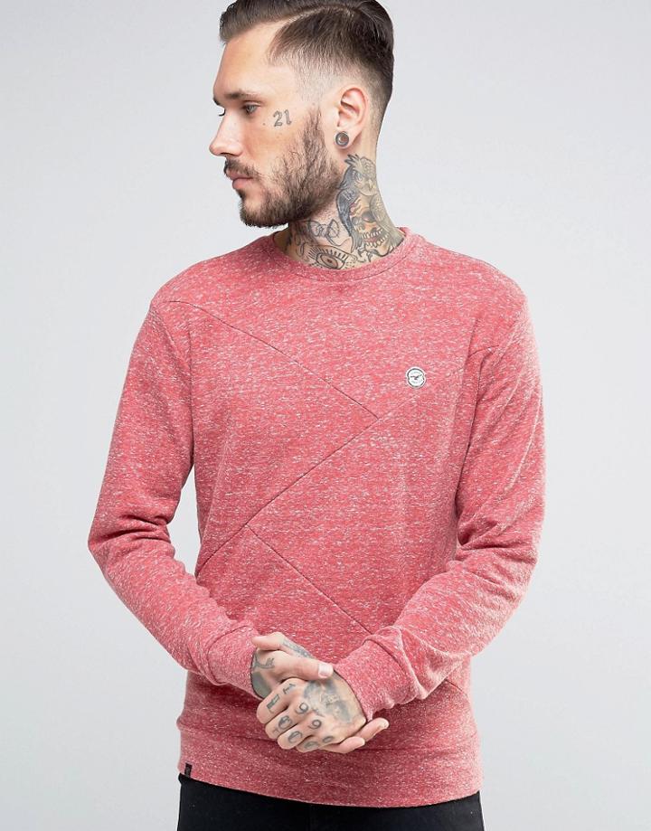 Le Breve Crew Neck Sweatshirt - Red