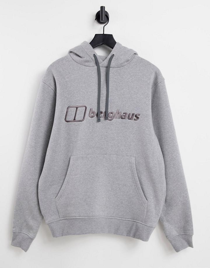 Berghaus Logo Hoodie In Gray