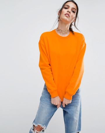 Asos Ultimate Oversized Sweat - Orange