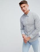 Esprit Shirt With Fine Stripe And Pocket - White