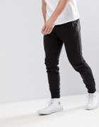 Hollister Tapered Athleisure Slim Fit Joggers In Black - Black