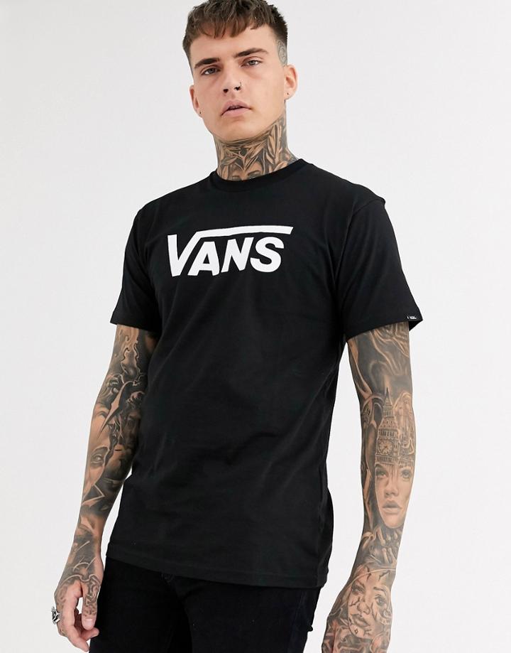 Vans Classic Logo T-shirt In Black
