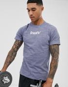 Reebok Crossfit Melange T-shirt In Navy