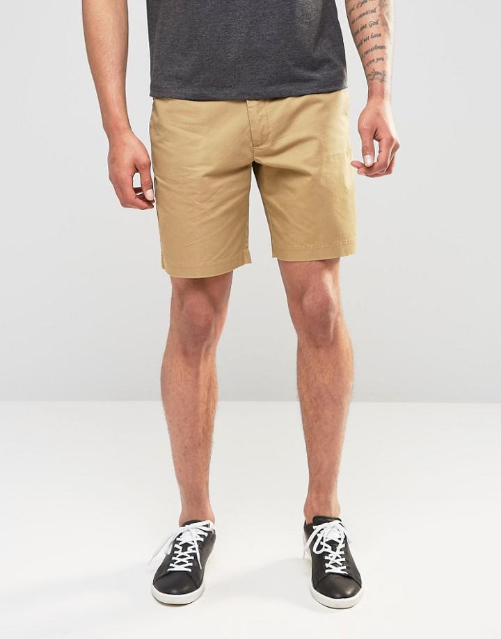 Penfield Chino Shorts In Tan - Tan