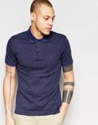 Original Penguin Herritage Slim Fit Washed Polo Shirt - Black
