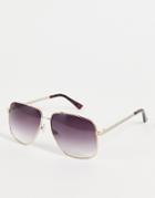 Madein 70s Collection Silver Frame Sunglasses