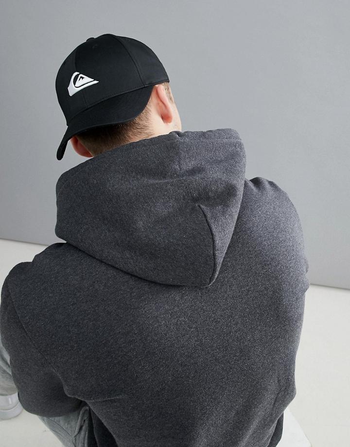 Quiksilver Decades Baseball Cap In Black - Black