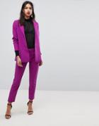 Y.a.s Bright Tailored Cigarette Pants - Purple