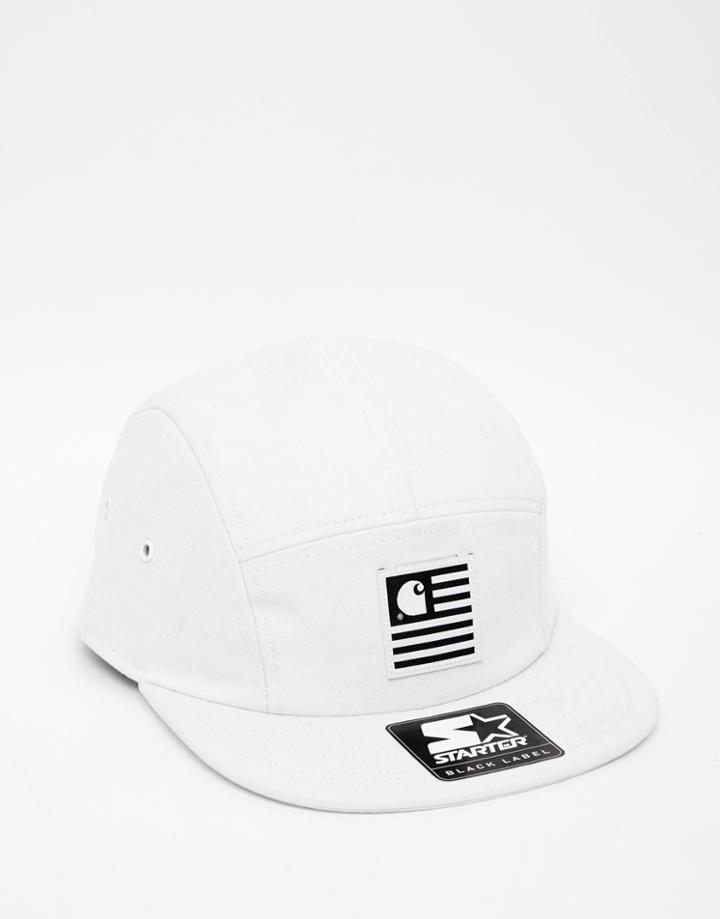Carhartt State 5 Panel Starter Cap - White