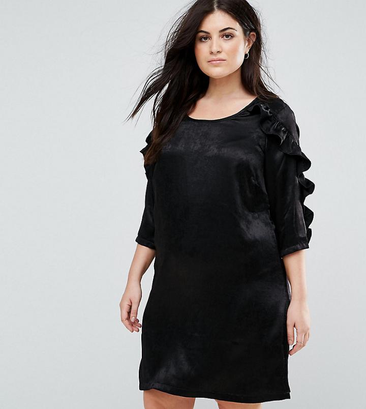 Junarose Ruffle Sleeve Shift Dress - Multi