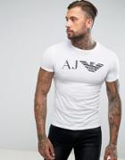 Armani Jeans Crew Neck Aj Logo T-shirt White - White
