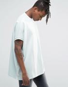 Asos Extreme Oversized T-shirt In Mint - Aqua Mint