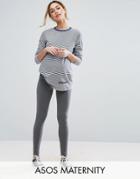 Asos Maternity Full Length Legging - Gray