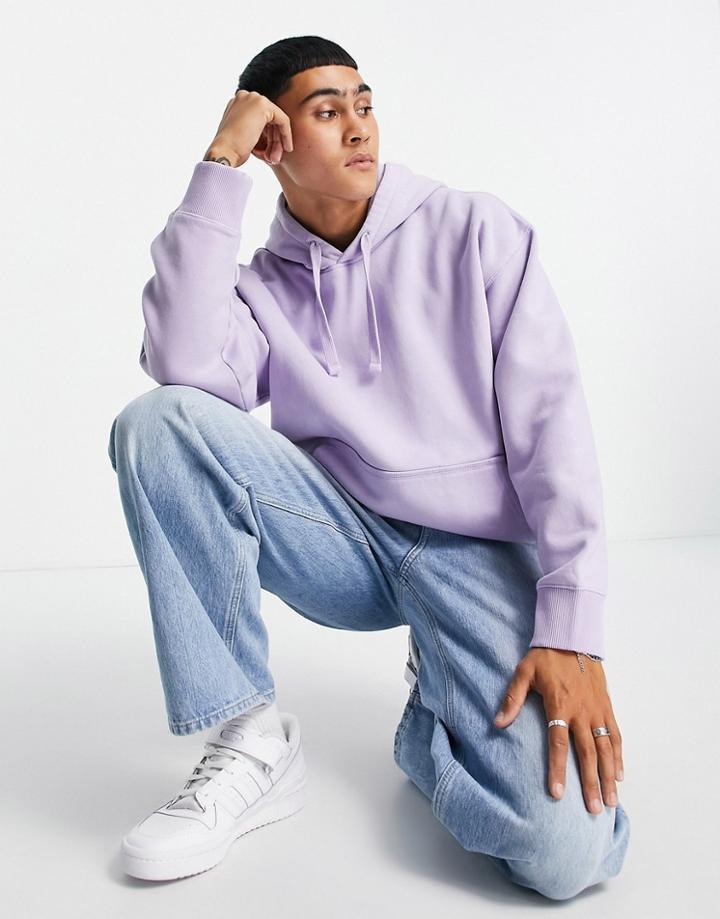 Topman Coordinating Oversized Hoodie In Lilac-purple
