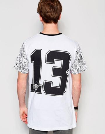 Rum Knuckles T-shirt Tattoo Sleeve - White