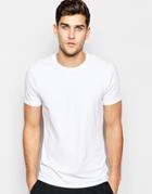 Bread & Boxers Crew Neck T-shirt In Organic Cotton In Regular Fit - White