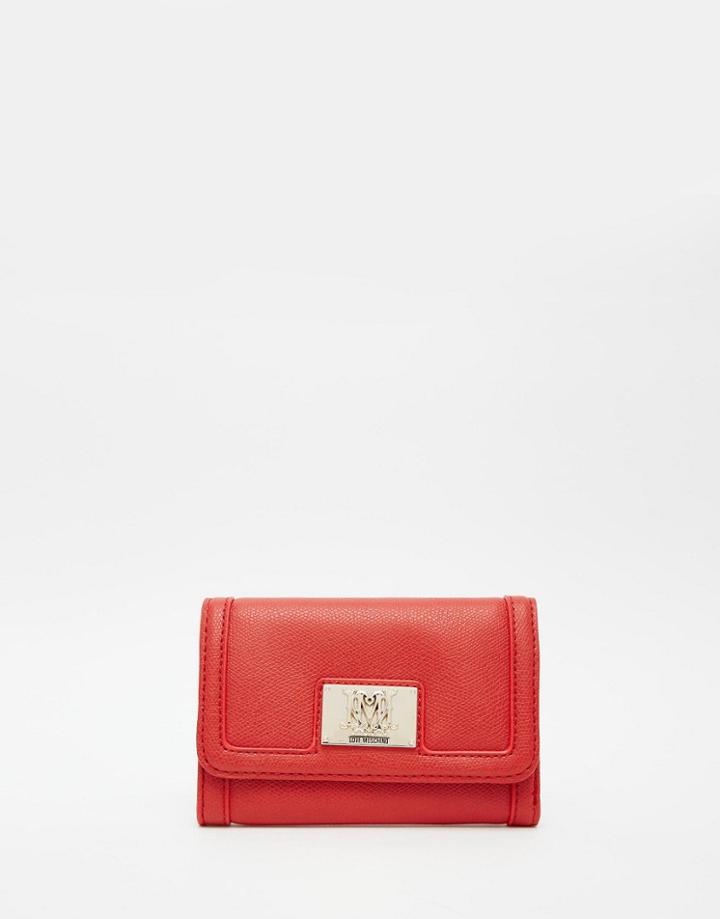 Love Moschino Fold Over Purse - Red