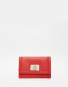 Love Moschino Fold Over Purse - Red