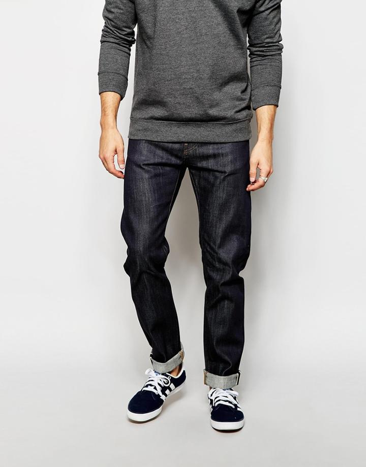 Edwin Jeans Ed-80 Slim Tapered White Listed Indigo Unwashed - Unwashed