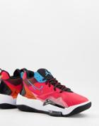 Jordan Zoom '92 Sneakers In Red And Blue