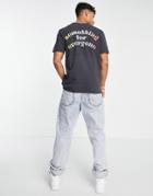 Lee Back Something For Everyone Print T-shirt In Washed Black