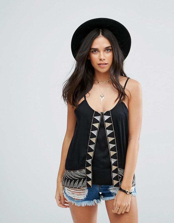 Raga Moonlit Dance Tank Tank - Black