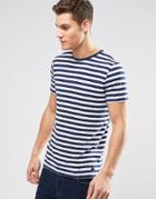 Esprit Stripe T-shirt - Navy