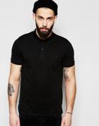 Only & Sons Pique Polo Shirt - Black