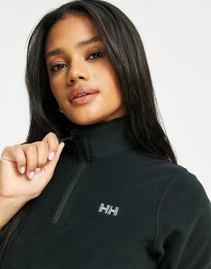 Helly Hansen Daybreaker 1/4 Zip Fleece In Black
