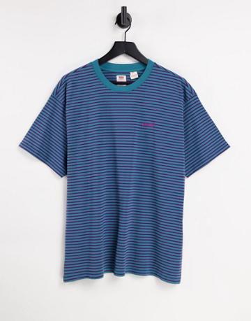 Levi's Red Tab Vintage T-shirt In Blue Stripe-blues