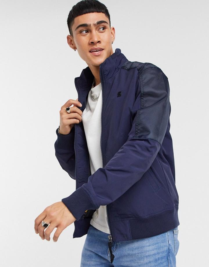 G-star Meson Track Jacket In Blue-blues