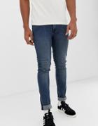 Cheap Monday Tight Jeans In Steel Blue - Blue