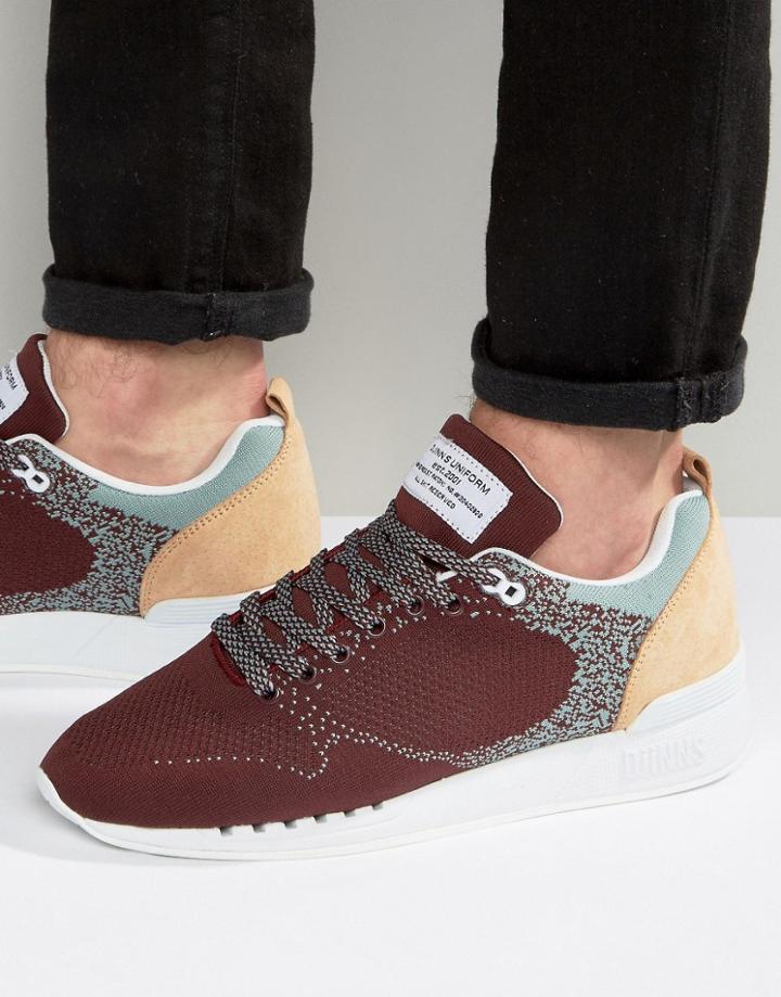 Djinns Easy Run Sneakers In Red - Red